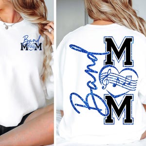 Band Mom SVG Band Mom PNG Marching Band Mom Shirt Design Drumline Mom png svg Digital File Cut File for Cricut Sublimation