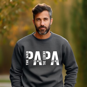 Pappa Mannen Myten Legenden SVG PNG #Dadlife Pappa svg, Rolig svg, Pappa png, Fars dag svg, Klippfil för Cricut Sublimeringsfil bild 5