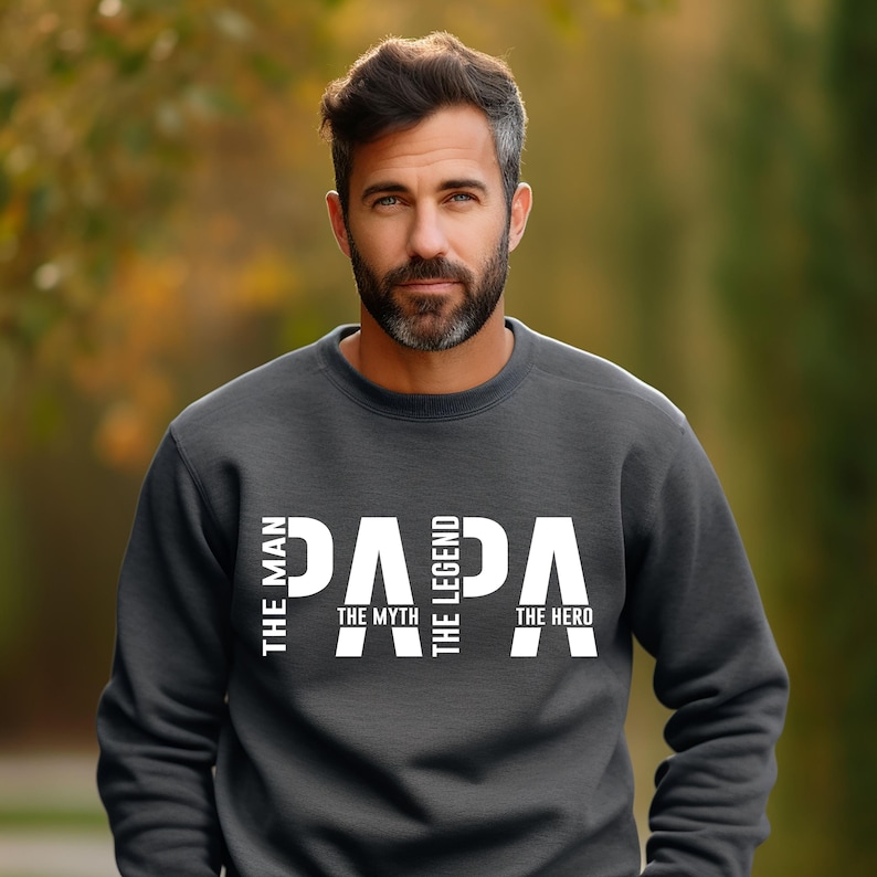 Pappa Mannen Myten Legenden SVG PNG #Dadlife Pappa svg, Rolig svg, Pappa png, Fars dag svg, Klippfil för Cricut Sublimeringsfil bild 5