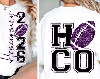 Hoco 2026 Svg Png Homecoming 2026 svg Homecoming svg Png Hoco Png Homecoming Football High School svg Png Homecoming shirt svg Png cut file