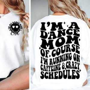 Ich bin eine Tanzmama Tanz Mama Shirt Cricut dfx Digitale Datei Sofortiger Download Sublimation Schneidedatei für Cricut