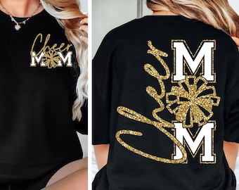 Cheer Mom SVG Cheer Mom PNG Game Day Cheerleader Cheer Competition Shirt Design png svg Cricut Silhouette Cameo dfx eps Instant Download