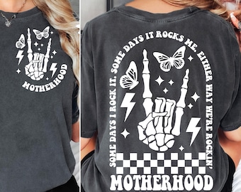 Motherhood Some days I rock it some days it rocks me svg png Motherhood svg png Rocking motherhood svg Funny motherhood svg Mom Life Svg Mom