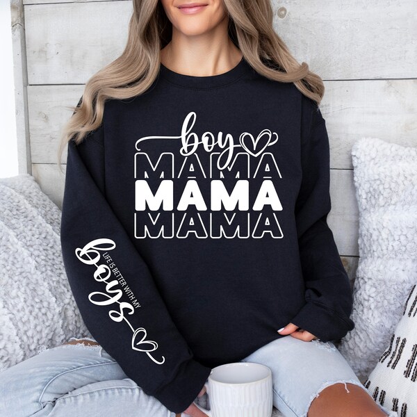 Boy Mama Svg Boy Mama png, Boy Mom png Svg, Mom Shirt Design Svg Cut File for Cricut, Mom Life Svg Png  Mother's Day Gift Ideas