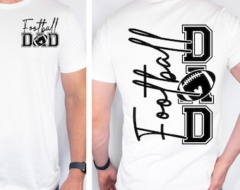 Football Dad SVG, Football Dad Png, Football Dad Shirt Svg, Football Svg, Football Daddy Svg, Football Shirt Svg, Game Day Svg Sublimation