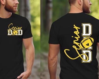 Senior Football Dad SVG, Football Dad Png, Football Dad Shirt Svg, Football Svg, Football Svg, Football Shirt Svg, Game Day Svg Sublimation