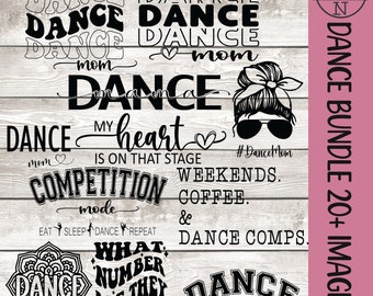 Dance Mom SVG png Bundle Dance Mom Shirt Design 20+ Images PNG SVG Digital Cricut File Silhouette Instant Download
