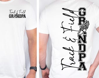 SVG y PNG de abuelo atleta, SVG de camiseta de papá atleta, SVG de campo traviesa, SVG de pista, SVG de abuelo atleta, SVG de camiseta de atletismo, SVG para día de partido (digital)