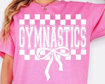 Gymnastik SVG Gymnastik PNG Gymnastik Coquette Bogen svg png Gymnastik-Shirt-Design png svg Cut File for Cricut Digital File Sublimation
