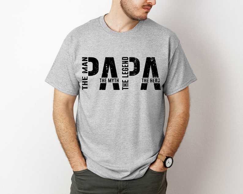 Pappa Mannen Myten Legenden SVG PNG #Dadlife Pappa svg, Rolig svg, Pappa png, Fars dag svg, Klippfil för Cricut Sublimeringsfil bild 9