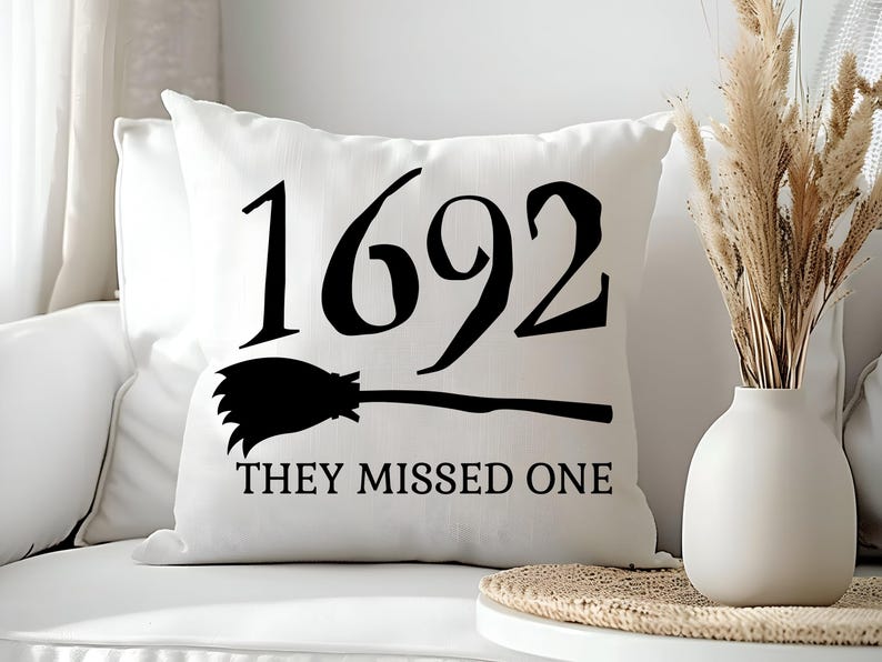 1692 They Missed One SVG PNG, Salem Witch svg Halloween Svg, Halloween Png, witch png halloween shirt svg, retro halloween png Spooky Season image 9