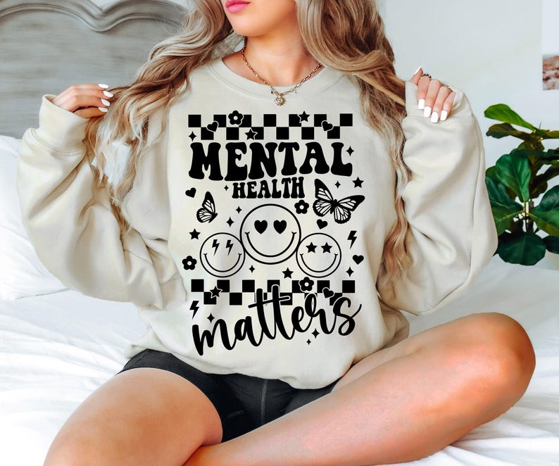 Mental Health Matters SVG PNG, Mental Health Awareness Svg, Positive ...