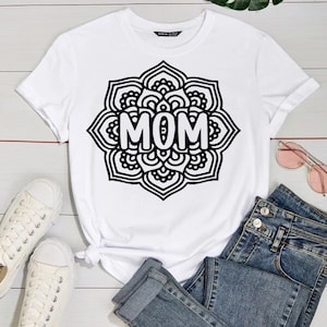 Mom SVG Mama Mom T-shirt Design PNG SVG Digital File Instant Download