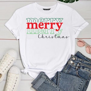 Merry Christmas SVG Christmas svg Christmas Shirt T-shirt Design PNG SVG pdf Digital File Instant Download