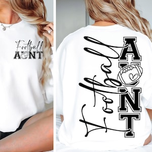 Football Aunt SVG, Football Aunt Png, Football Aunt Shirt Svg, Football Svg, Football Mom Svg, Football Shirt Svg, Game Day Svg Sublimation