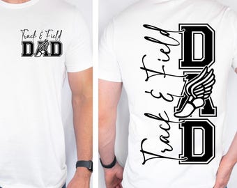 Track and Field Dad SVG PNG, Track Dad Shirt Svg, Cross Country Svg Track Svg, Track Mom Svg, Track Shirt Svg, Game Day Svg, Sports Dad Svg