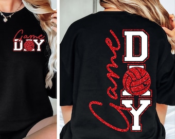 Día del juego de voleibol SVG PNG Mamá de voleibol SVG PNG, Camiseta de voleibol Svg, Voleibol Svg, Mamá de voleibol Svg, Camiseta de voleibol Svg Digital