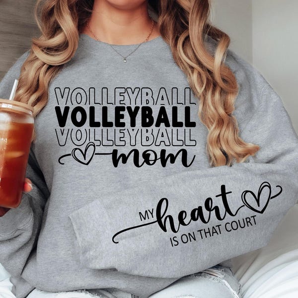 Mamá de voleibol SVG PNG, camiseta de mamá de voleibol Svg, voleibol Svg, mamá de voleibol Svg, camiseta de voleibol Svg, día de juego Svg, mamá deportista Svg