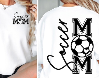 Mamá futbolera SVG PNG, Fútbol Svg, Fútbol PNG Vibraciones del día del juego Svg, Camiseta de mamá futbolera, Camiseta de fútbol Svg, Archivos Svg de mamá futbolera, Deportes Svg