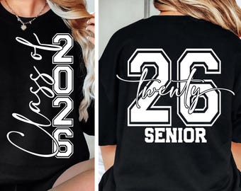 Klasse von 2026 SVG Png Senior 2026 PNG Senior Klasse von 2026 SVG Png Graduierung 2026 SVG Graduierung geschnitten Datei für Cricut Sublimation Design