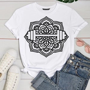 Workout SVG Workout girl Barbell T-shirt Design PNG SVG Digital File Instant Download