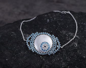 Evil Eye Bracelet - Blue