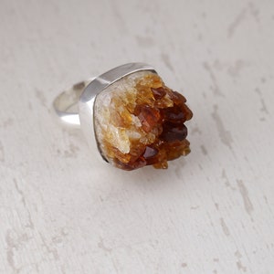 Citrine Crown Ring