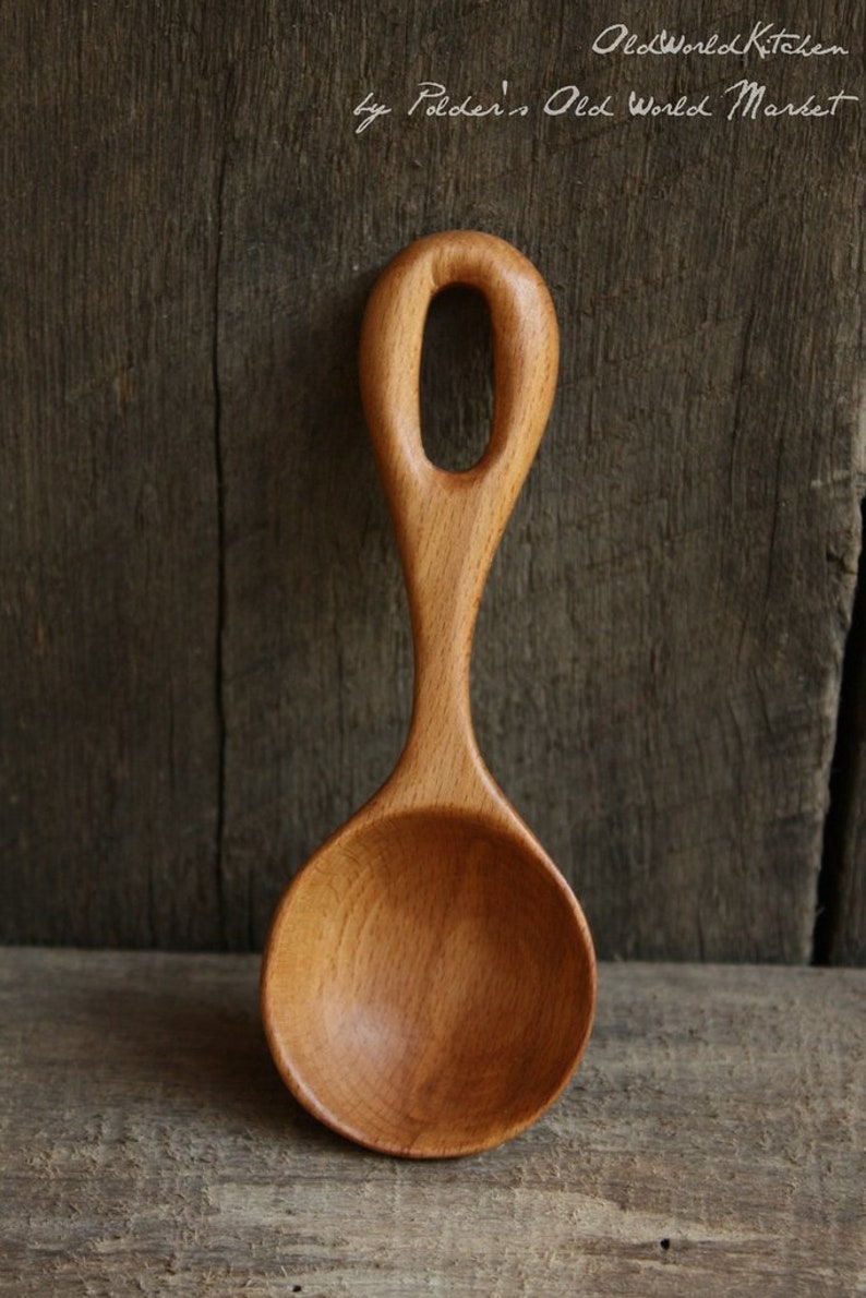 Hand Carved Simple Scoop Handmade Wooden Scoop Handcrafted Etsy
