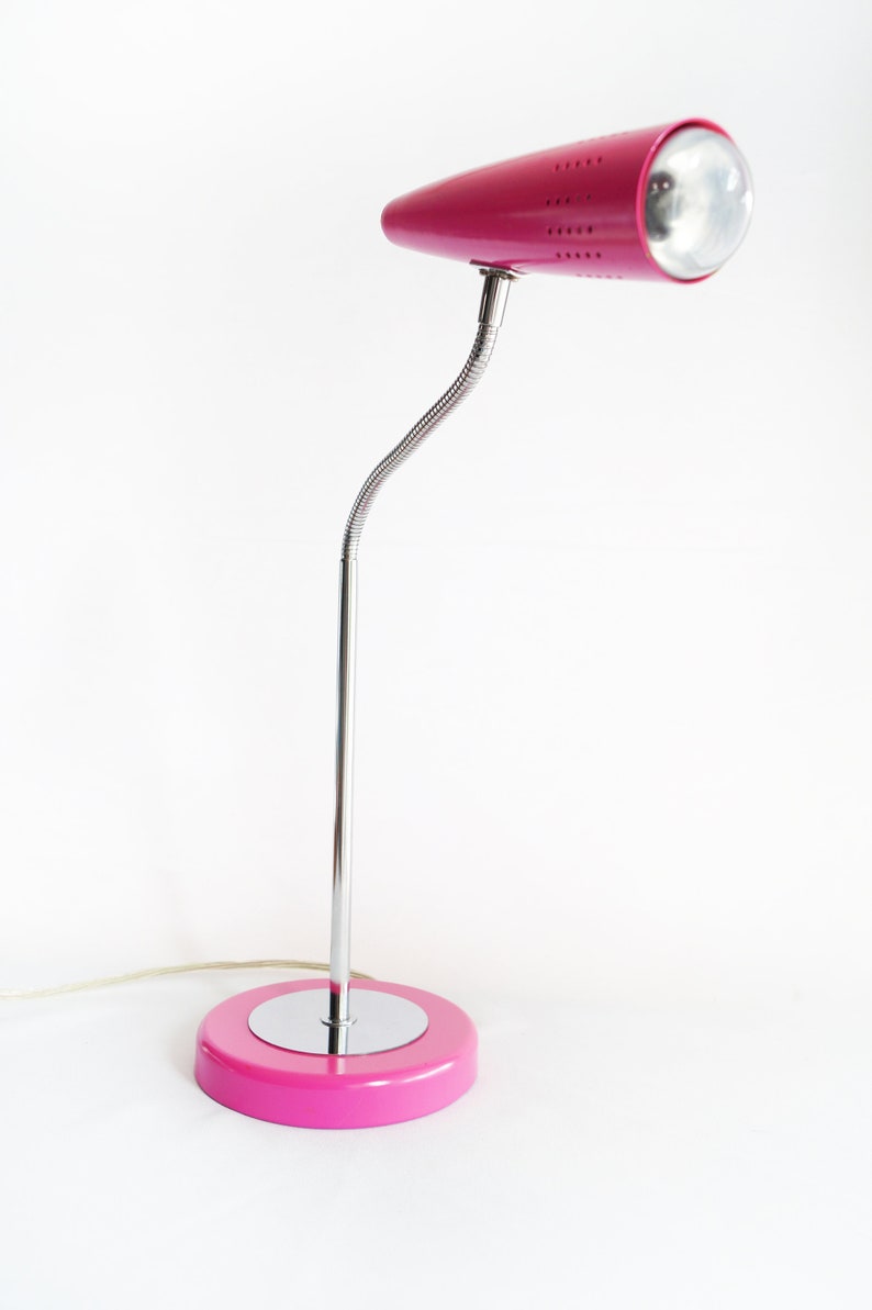 purple desk lamp