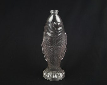 Vintage fish vase | bottle shaped | 600ML