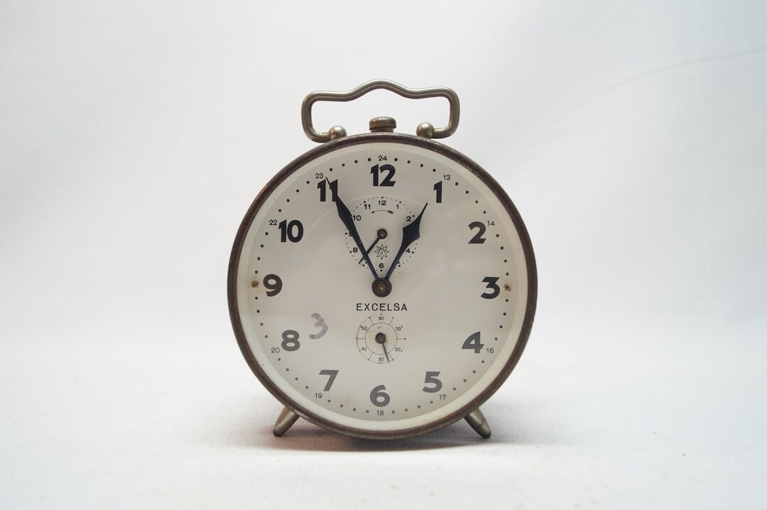 Vintage Junghans Alarm Clock Type Excelsa 70s Etsy