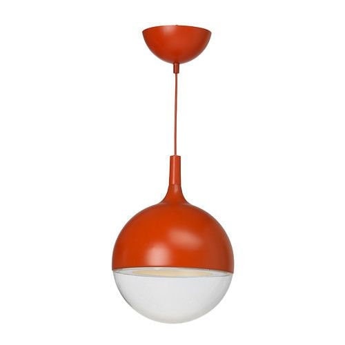 Red pendant 2024 light ikea