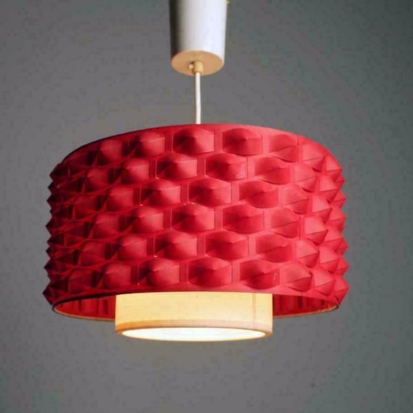 Mid Century Pendant Light - Etsy