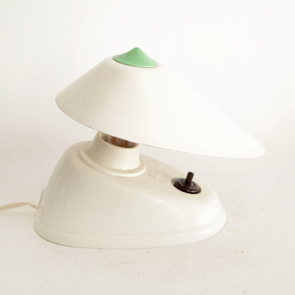 Vintage Bauhaus Table -Wall Lamp / Bakelite Bedside Light / ESC Zukov TYP 11641 / 20s - 30s Czechoslovakia