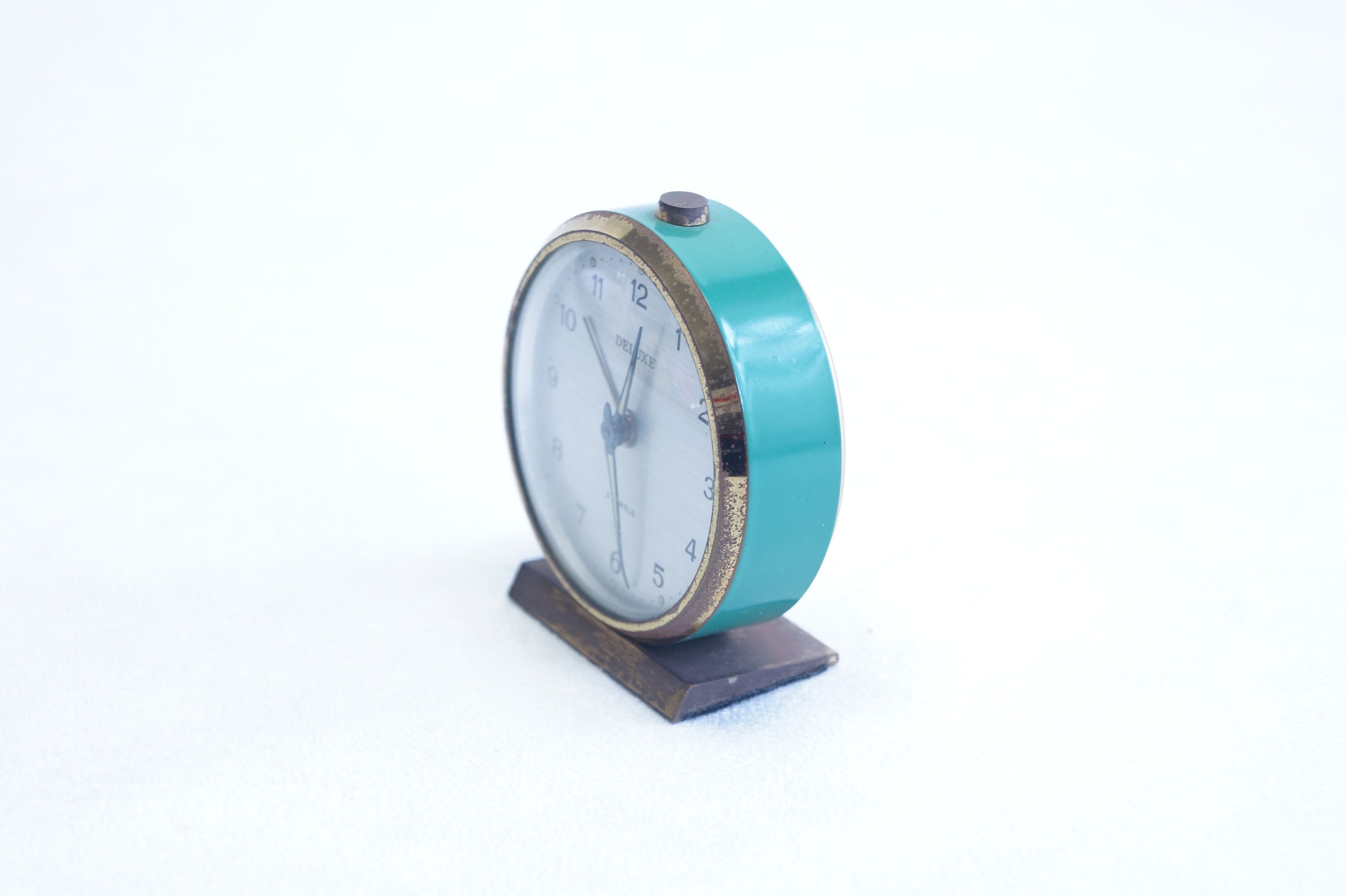 Vintage German Travel Alarm Clock deluxe 2 Jewels Etsy