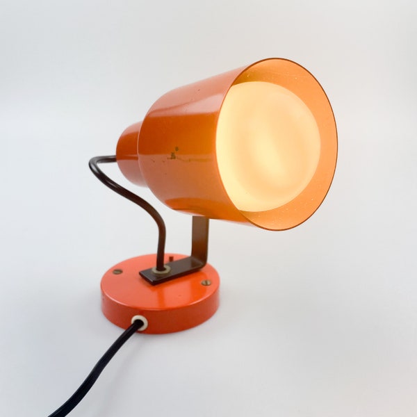 Philips spot light | Dutch design | wall light | vintage Philips lamp | Orange | (70's)