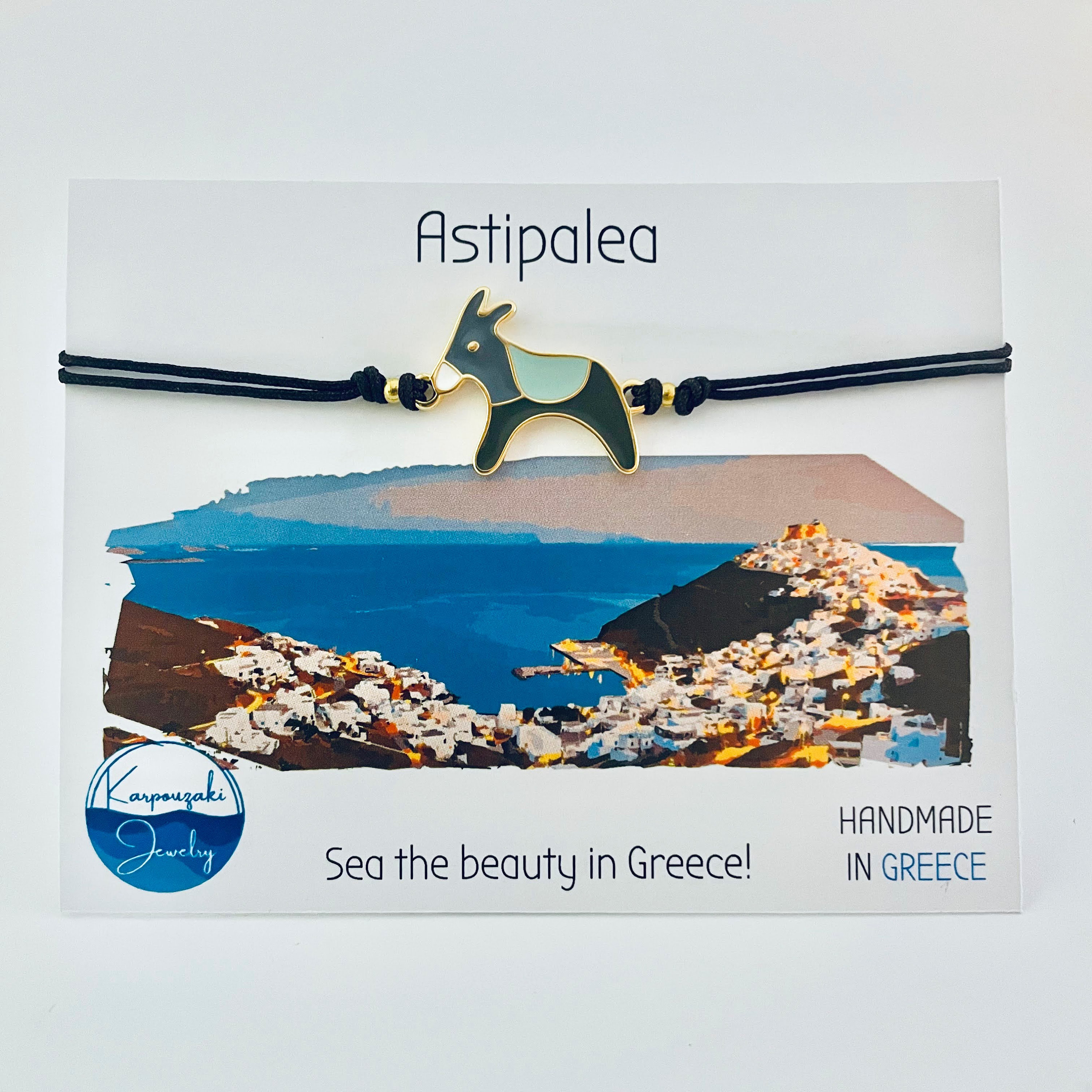 Bracciale della dea greca Astipalea con ciondolo a forma di