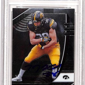 TJ Hockenson signierte 2020 Panini Prizm #94 Trading Card Beckett
