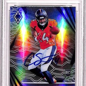 Courtland Sutton ondertekende 2018 Phoenix #115-ruilkaart Beckett
