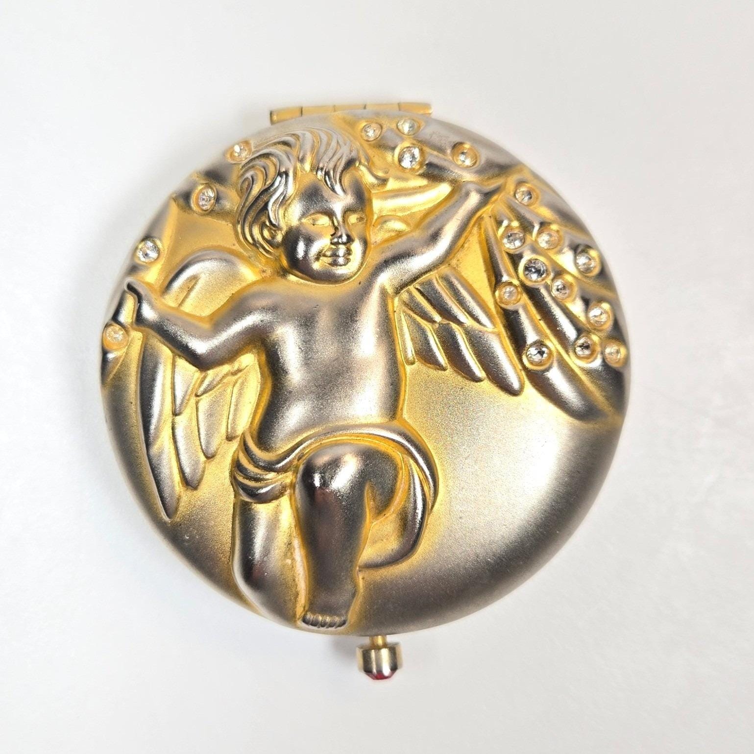 Estee Lauder Powder Compact With Rhinestones - Etsy