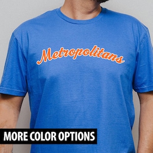 New York Mets Metropolitans T-Shirt – Classic NY Baseball Fan Tee – Vintage Style Mets Shirt – Baseball Gift