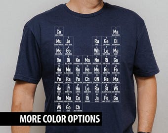 Yankees Legends T-Shirt: Periodic Table of Baseball Greats