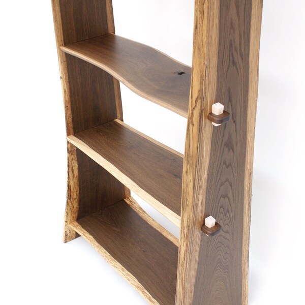 Live Edge Bookcase Etsy