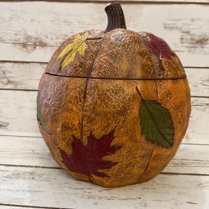 Fall Pumpkin Jar