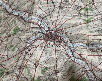 1914 年のヨーロッパの軍事戦域の地図 - Etsy 日本