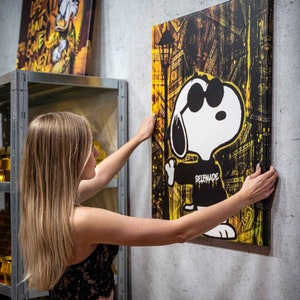 Artistic mural BE COOL Pop Art Snoopy image 3