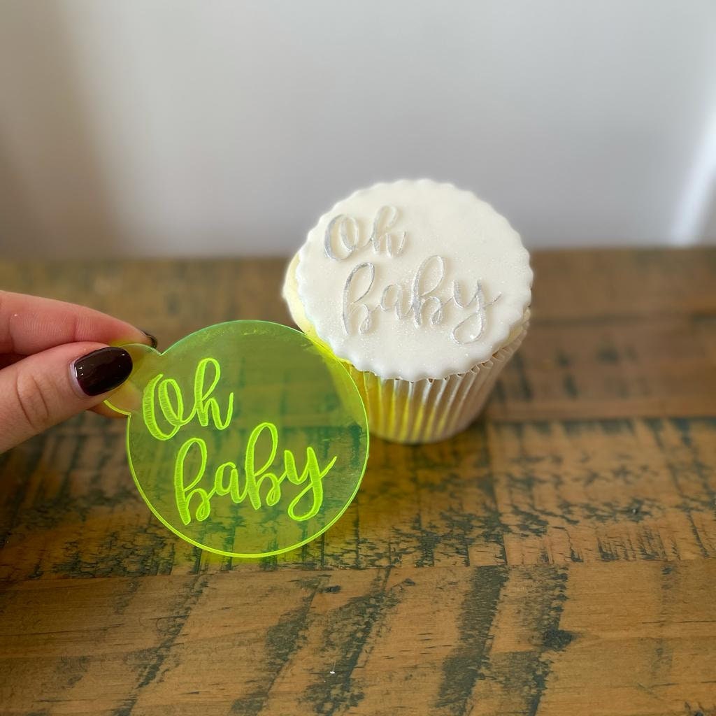 Oh Baby Fondant Embosser Stamp Etsy