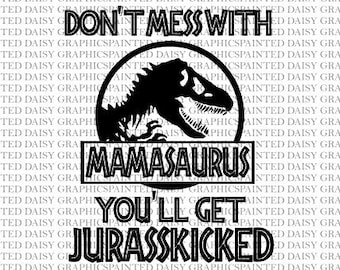 Download Dinosaur Mom Svg Etsy