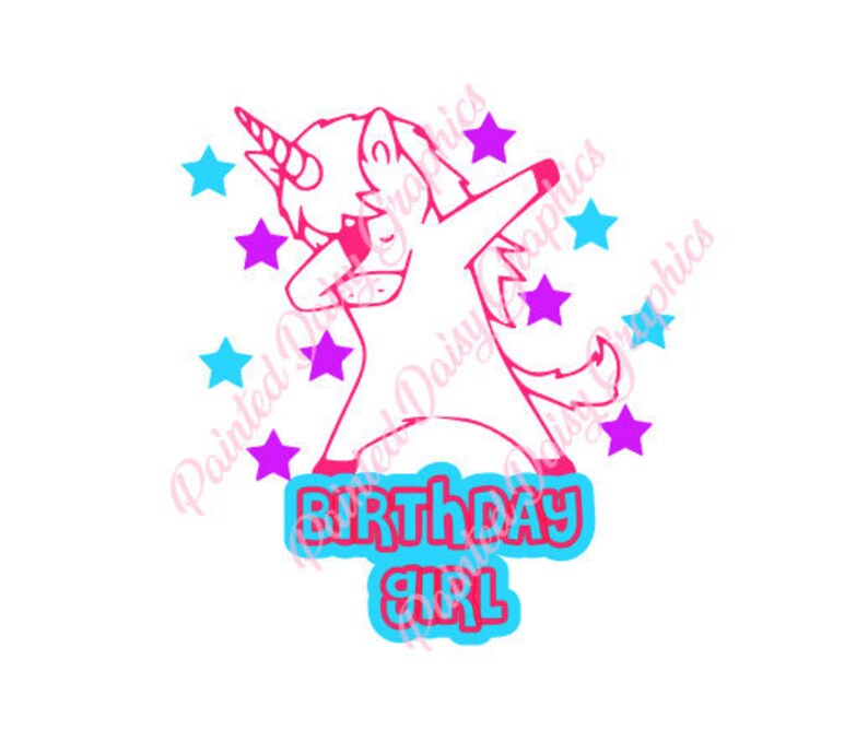 Download Dab Dabbing Unicorn Birthday SVG Cut file Cricut ...