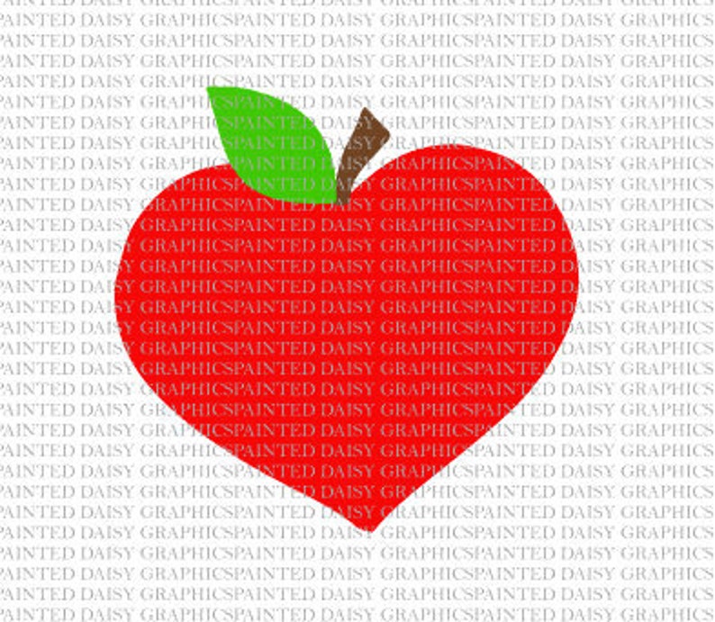 Download Apple Heart Teaching is a work of heart SVG JPEG PDF Cut ...